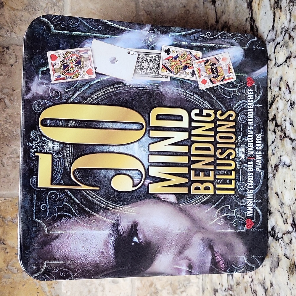 50 Mind Bending Illusions Metal Tin